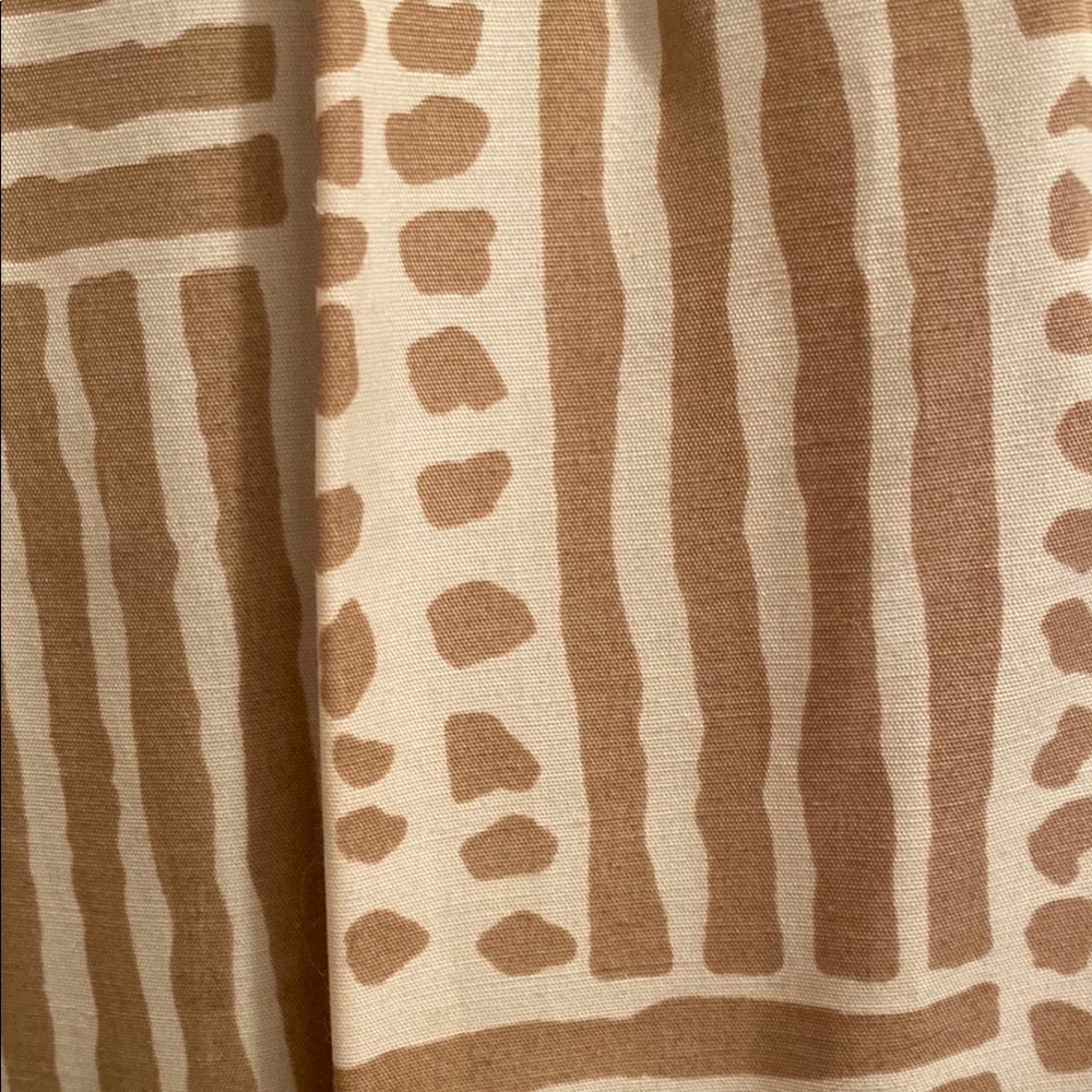 Patterned Tan Skirt - Picture 2 of 3